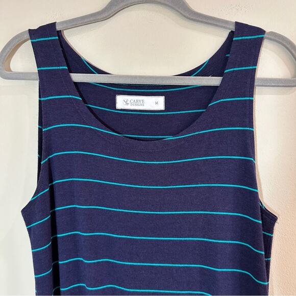 Carve Designs Blue Jersey Meadow Dress - Picture 2 of 6